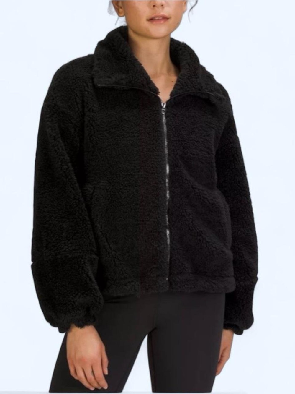 lululemon Cinchable Fleece Zip-Up Jacket Size 12